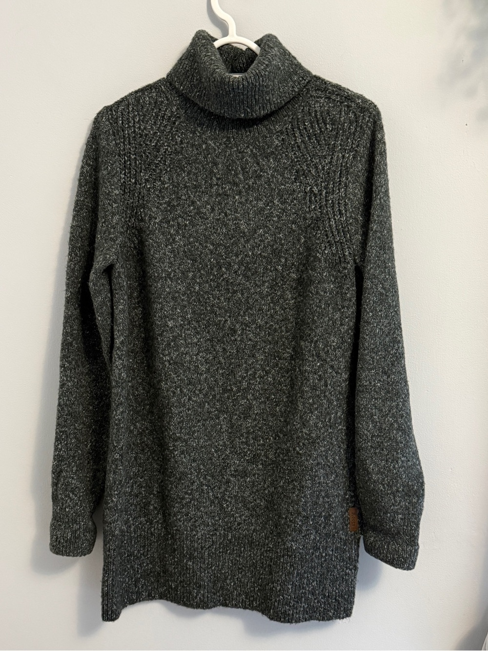 Roots Dark Gray Turtleneck Sweater Tunic
